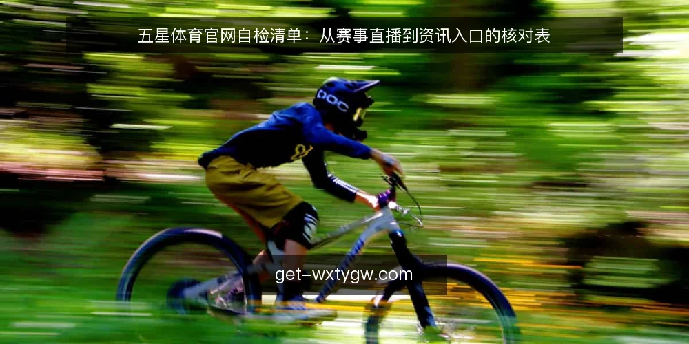 五星体育官网自检清单：从赛事直播到资讯入口的核对表 — 为什么现在需要审计五星体育官网 配图